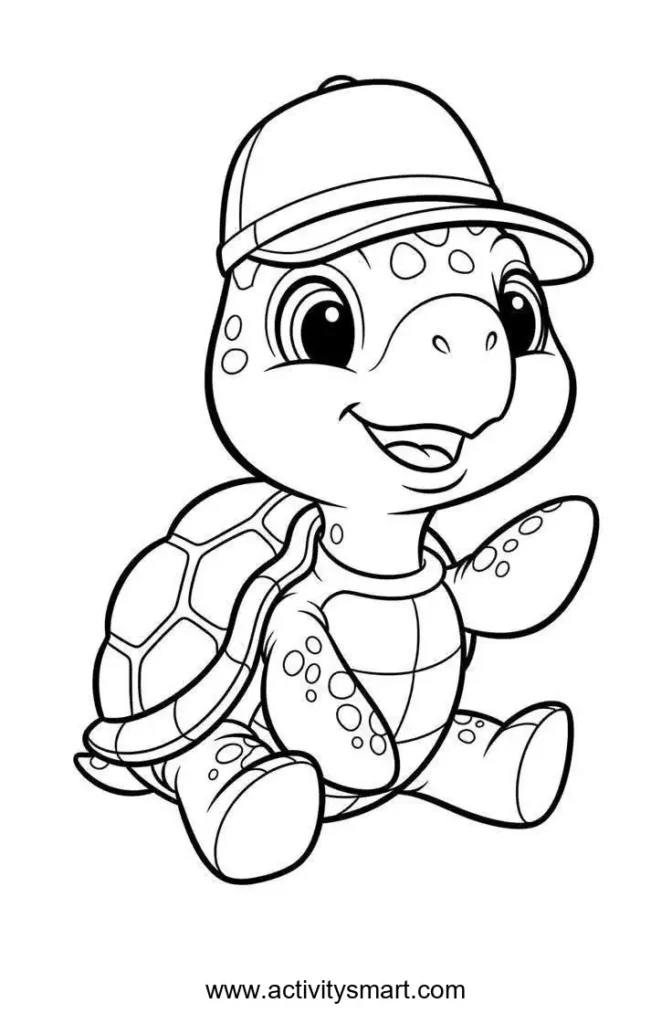 Free Printable Arctic Animals Coloring Page for Kids