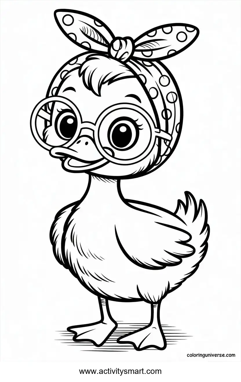 Desert Animals coloring page for preschool and kindergarten kids