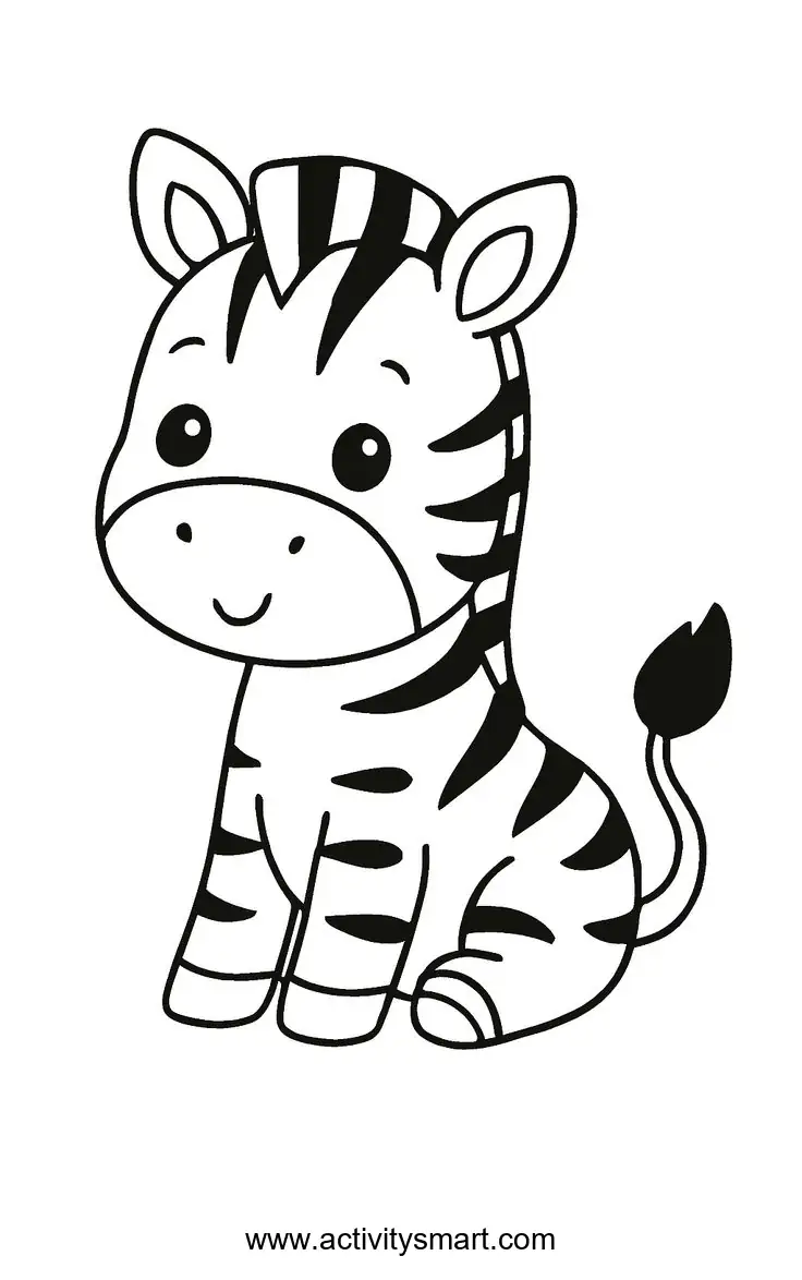 Valentine Hearts coloring page for preschool and kindergarten kids