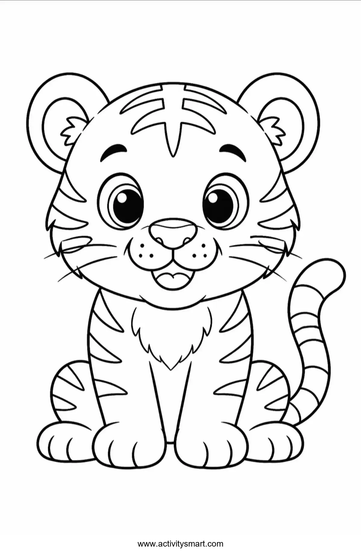 New Year Celebration coloring page for preschool and kindergarten kids