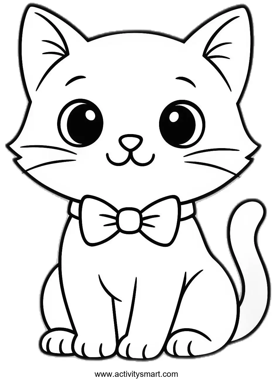 Numbers 1 to 10 coloring page for preschool and kindergarten kids
