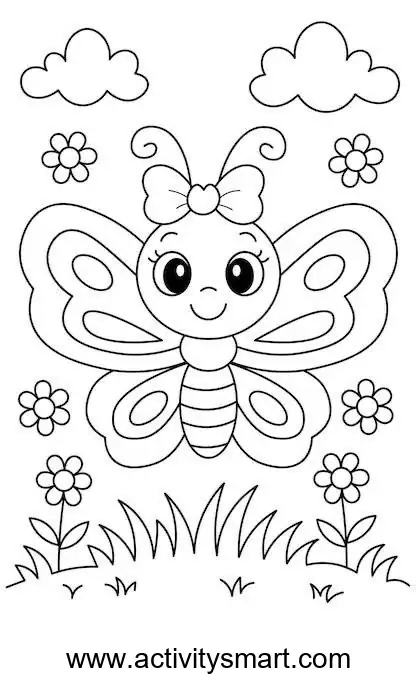 Free Printable Building Blocks Coloring Page for Kids